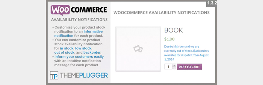Уведомления о доступности WooCommerce