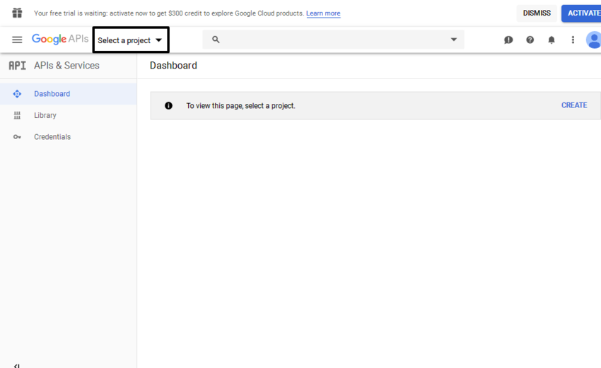 Google Dashboard