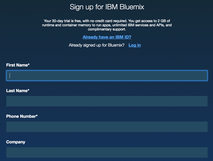 IBM BlueMix и DevOps - подпишитесь на Bluemix