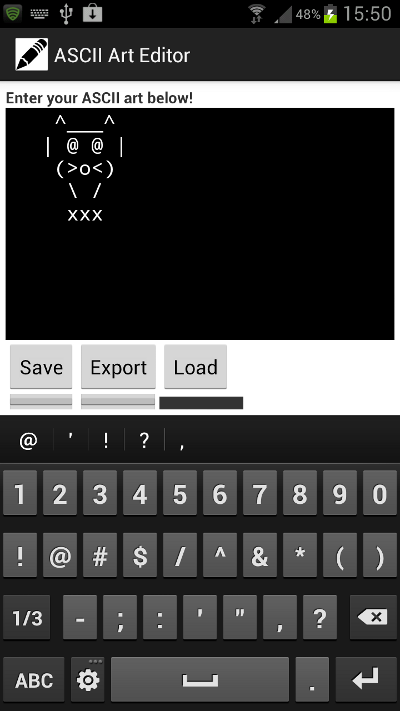 ASCII Художественный редактор