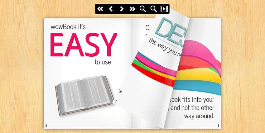 Плагин WowBook ​​Flipbook jQuery