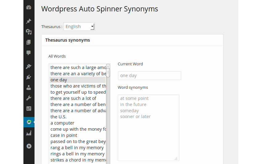 Плагин WordPress Auto Spinner