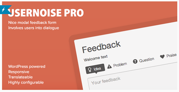 Usernoise Pro Modal Форма обратной связи