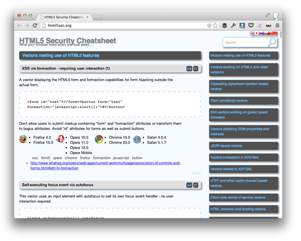 HTML5 Security