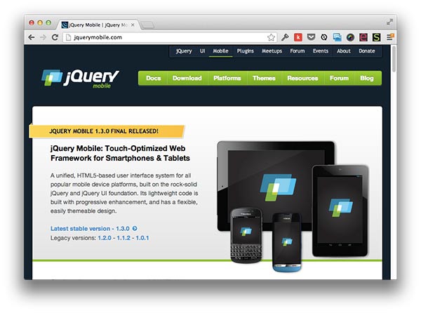 jQuery Mobile