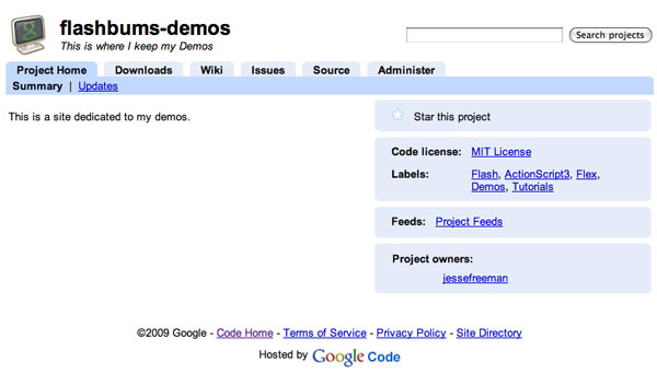 google_code_project_page