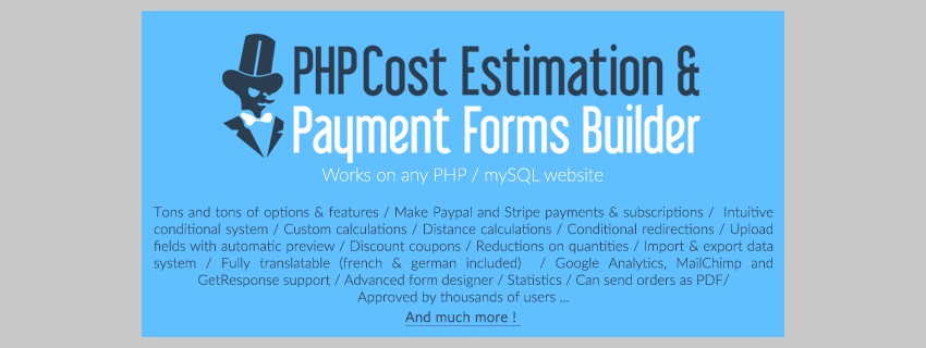 Оценка стоимости PHP