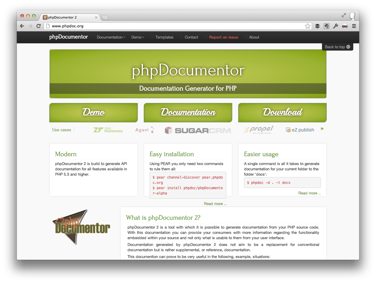 phpDocumenter