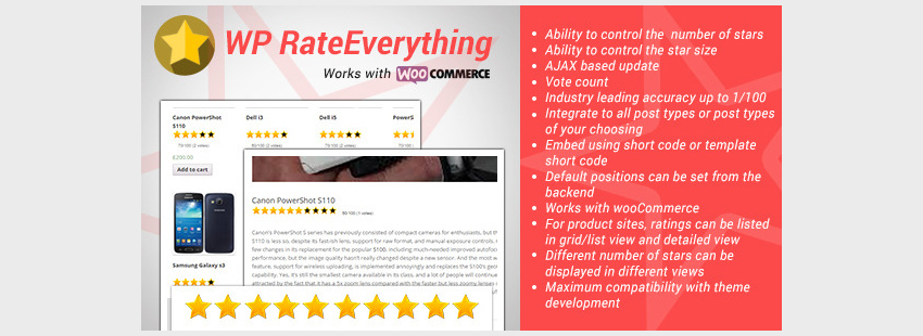 WordPress Оцените Все, Звездный Рейтинг Плагин