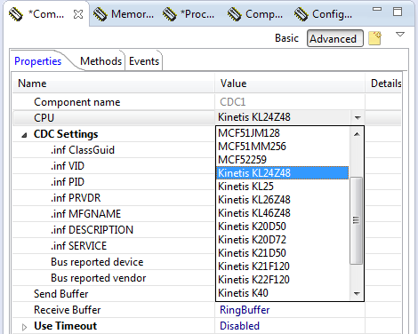Kinetis KL24Z поддерживается в FSL_USB_Stack