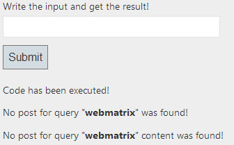 & Quot; WebMatrix & Quot;  - полученные результаты