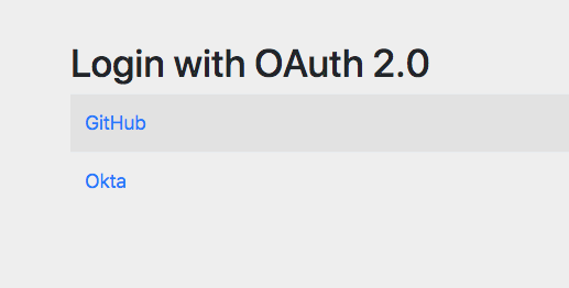Выбор OAuth