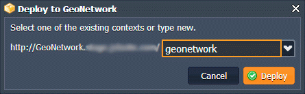 GeoNetwork-развернуть