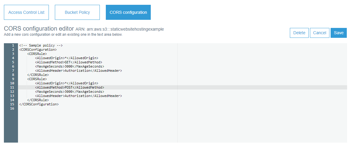 Конфигурация CORS S3 static website.png