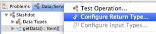 Выбор Настроить тип возвращаемого значения для getData ().