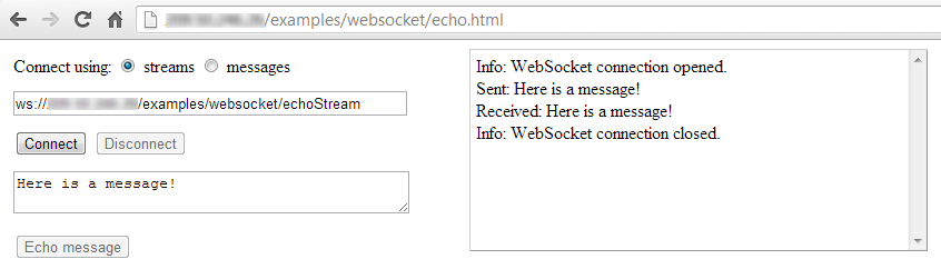 TomEE websocket server application