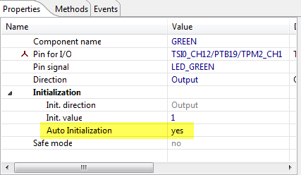 Автоматическая инициализация для BitIO_LDD
