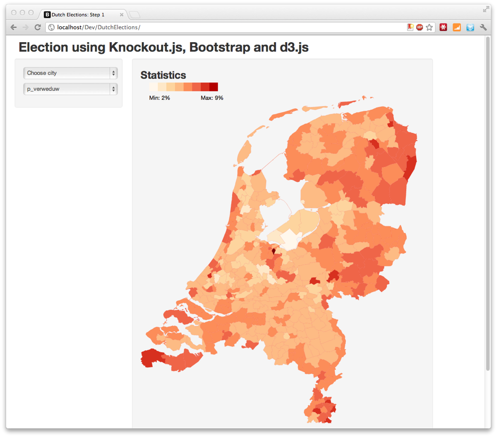 D3.js предоставил карту