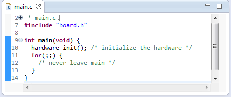 main () с hardware_init ()