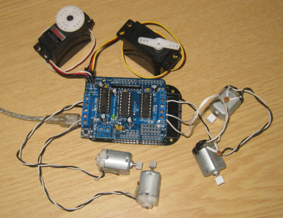 Шаговый сервомотор Arduino с FRDM-KL25Z