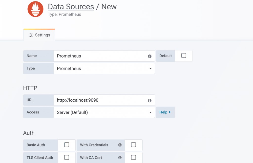 Установка Grafana и создание Dashboards для MySQL - добавление источника данных