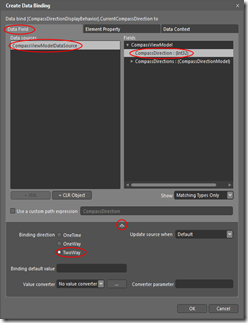 DataBindingDisplayDirection