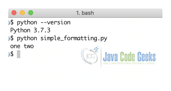 Пример форматирования строк в Python - CoderLessons.com