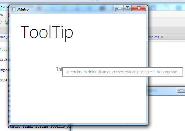 Подсказка - новая тема JMetro