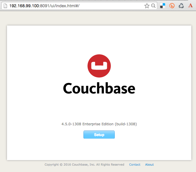 couchbase-4,5-разработчик предпросмотр-докер-установка