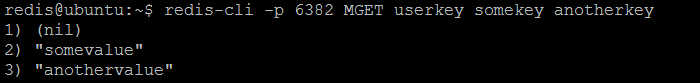 Рисунок 6. Redis # 3 хранит две однотипные клавиши somekey и anotherkey.