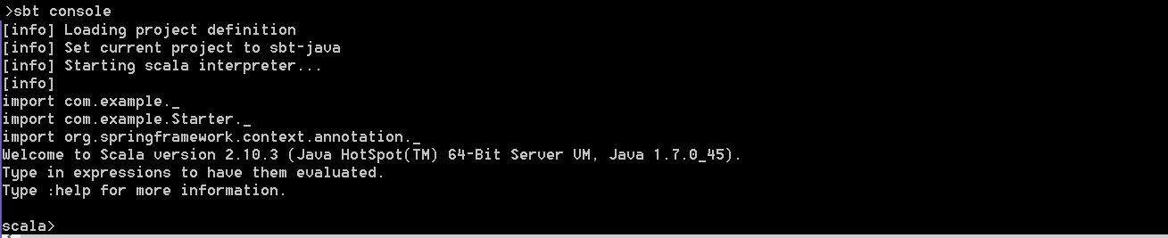 sbt.console