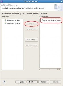 Добавить проект CalculatorServiceServer на сервер Weblogic