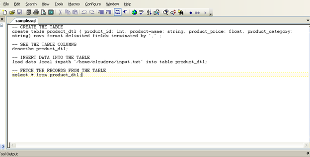 Рисунок 2: Пример файла SQL