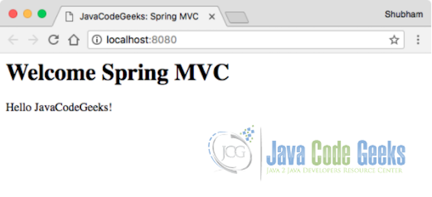 Запуск Spring MVC Application