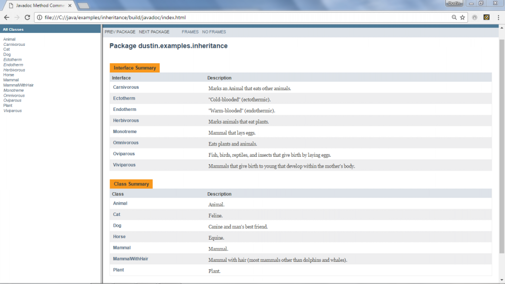 20161116-inheritancepackagejavadoc