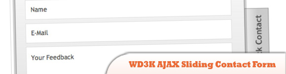 WD3K AJAX скользящая контактная форма