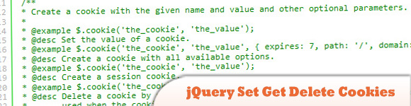 jQuery Set Получить Удалить Cookies