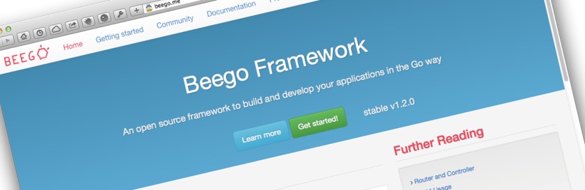 Developing a web application with Beego - Part 1