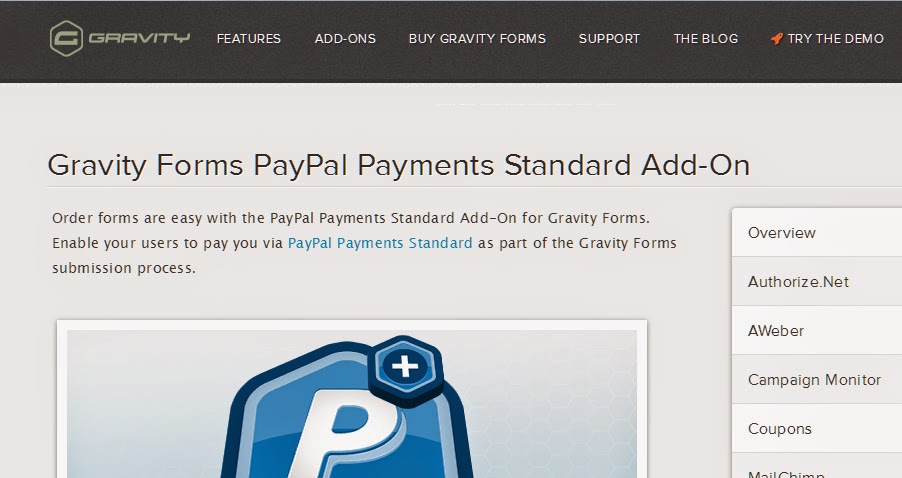 Гравитационные формы PayPal Payments Standard