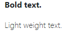 Вспомогательные классы Bootstrap: font-weight
