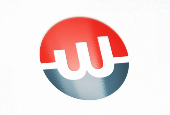 Веб-фабрика 'W' двухцветный логотип