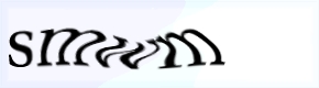 CAPTCHA изображение с витыми буквами