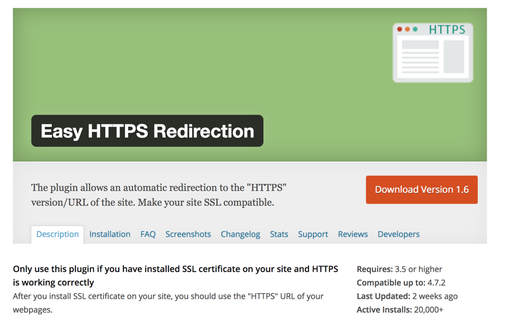 Простое перенаправление HTTPS