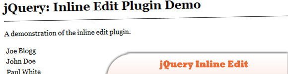JQuery Inline Править