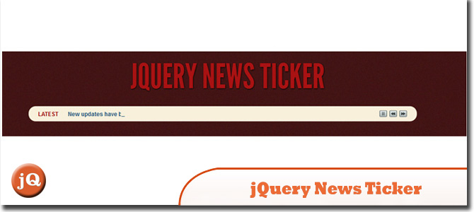 JQuery News Ticker