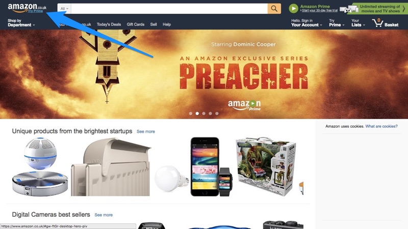 Amazon Logo Advert