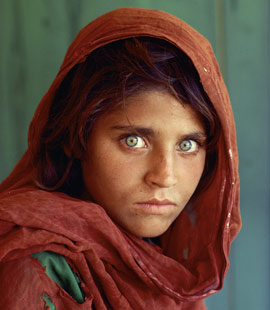Призрак National Geographic «Афганская девушка».