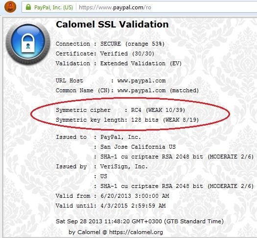 Calomel SSL валидация