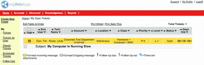 bigWebApps HelpDesk