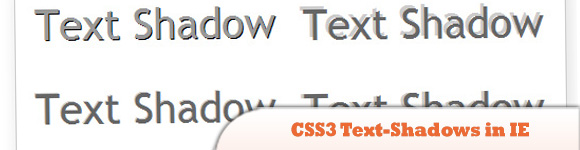 CSS3 Text-Shadows в Internet Explorer